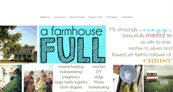 Desktop Screenshot of afarmhousefull.com